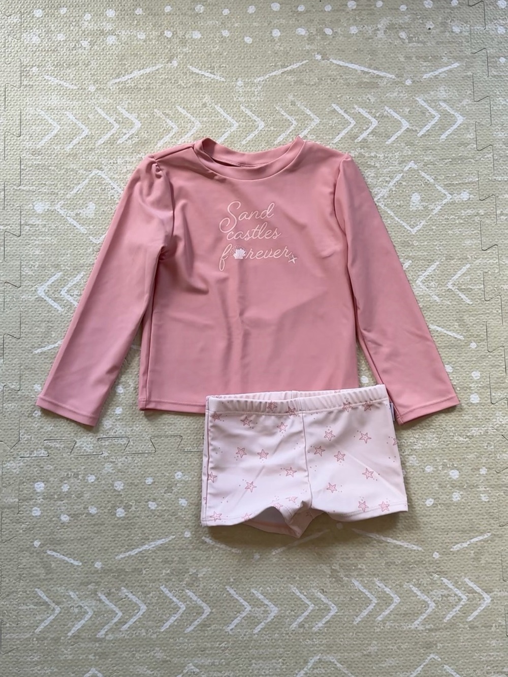 Toddler Girl Rashguard Bathing Suit